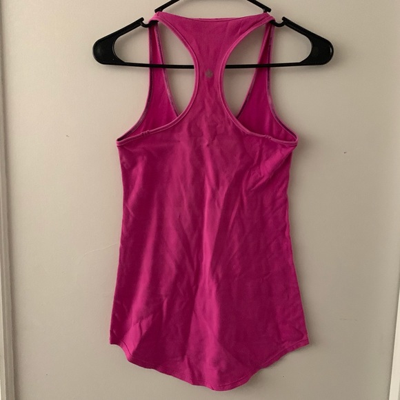 Pink Lululemon Workout Tank - Picture 5 of 8